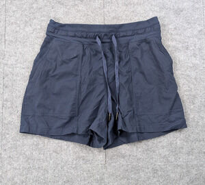 Lululemon Dance Studio Shorts Womens 4 Blue Athletic Unlined Training Gym High
